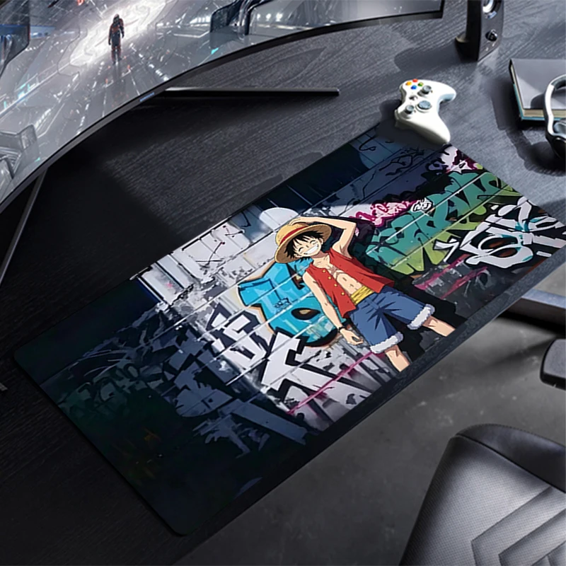 Mouse Pad Gaming Desk Mat HD Print O-one P-piece Mouse Mat Anime graffiti Keyboard Pad Gamer Rug Office Mousepad Home Table Pad