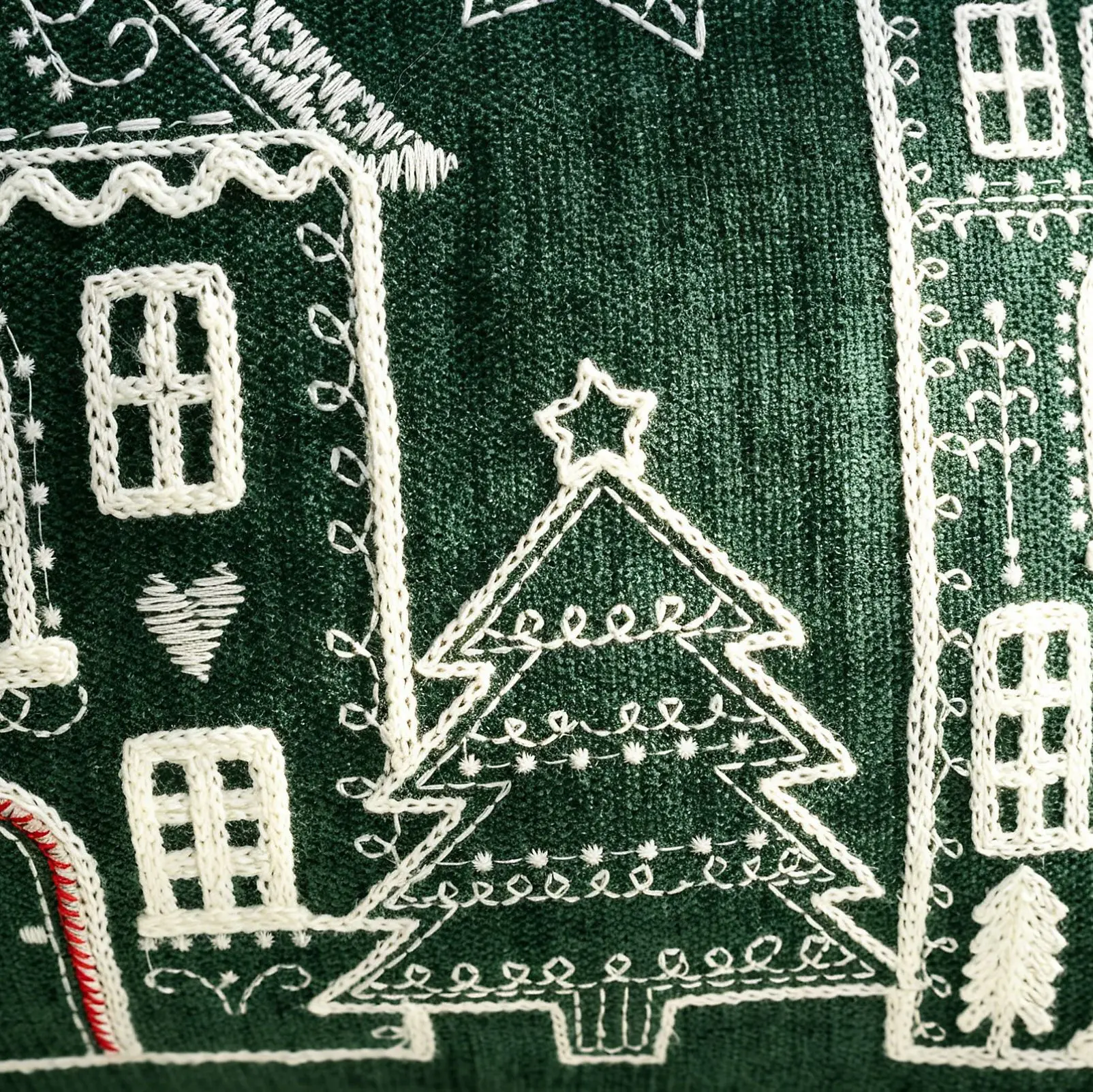 Świąteczna poszewka na poduszk – Embroidery Xmas Decorations recenzja i cena