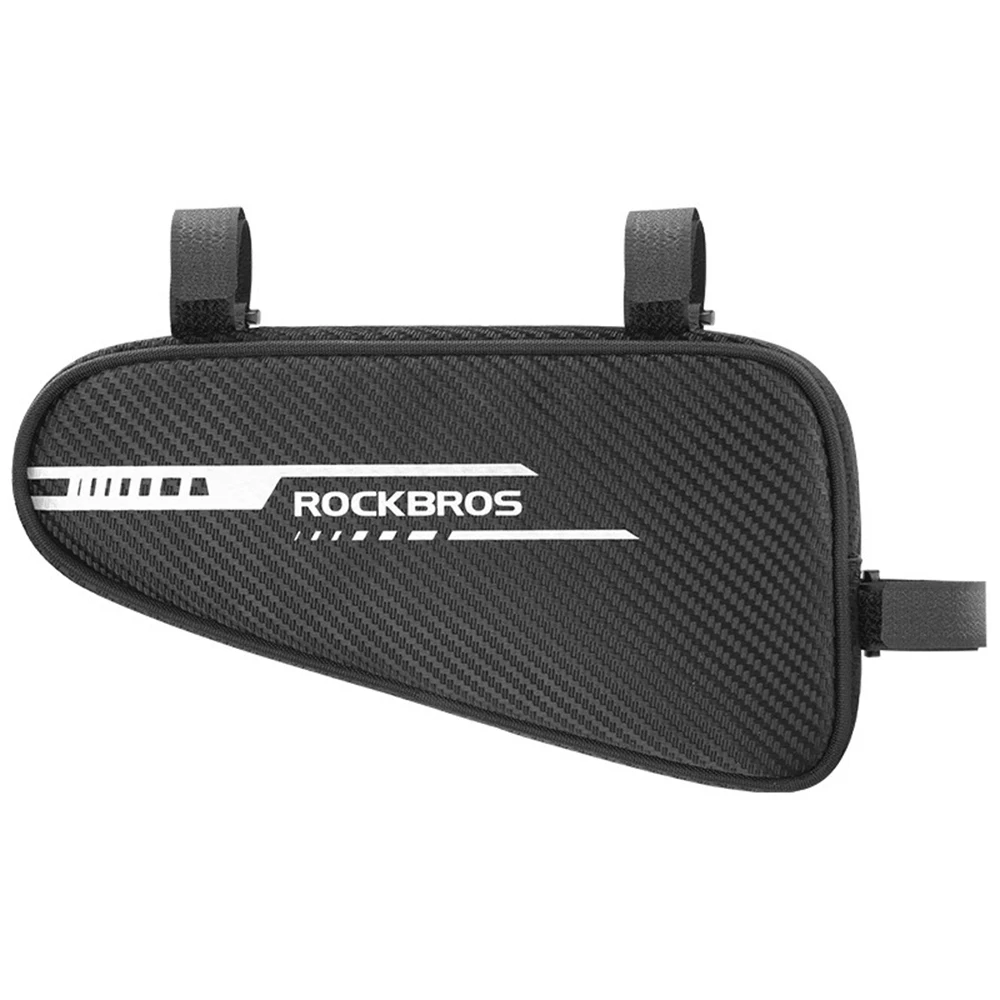 ROCKBROS Bike Saddle Bag MTB Road Cycling Reflective Twill Top Tube Triangle Bag Bicycle Frame Front Tube Bag