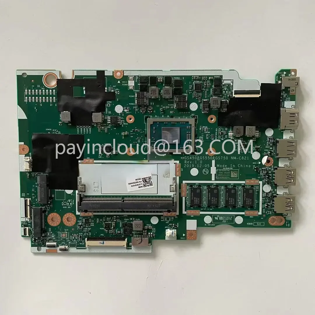 NM-C821 for  IdeaPad 3 15ADA05 Laptop Motherboard CPU:R3-3250U(AMD) RAM: 4G  FRU: 5B20S44267  5B20S44266  5B20S44264