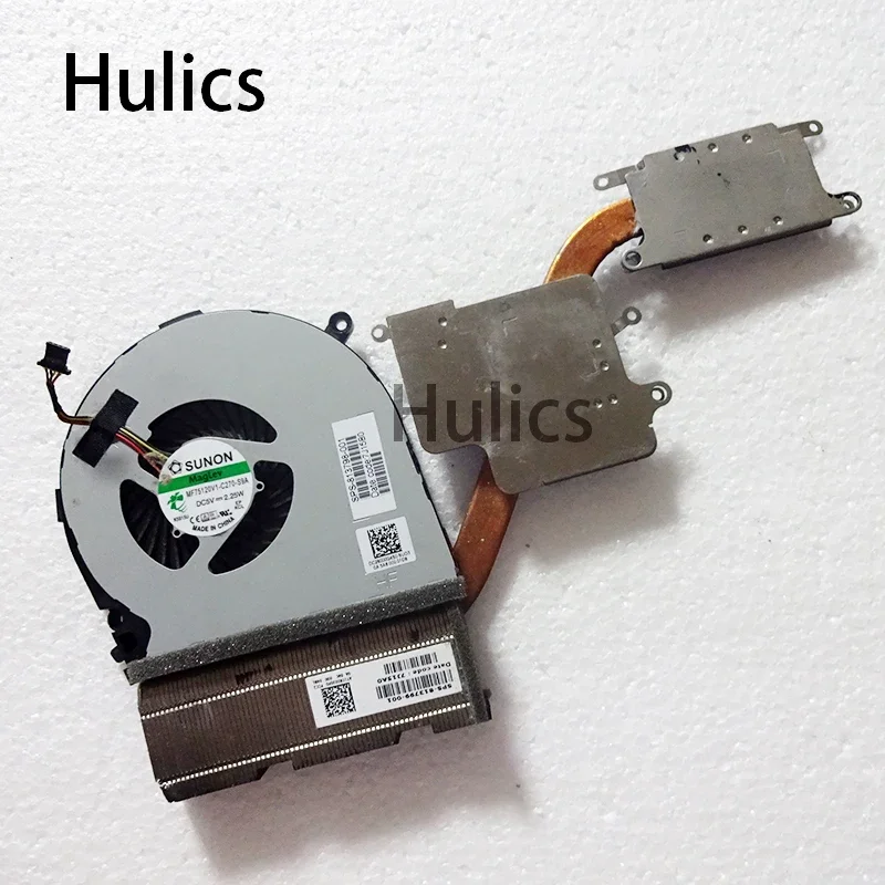 Hulics Used For HP Envy M7-N 17-N M7-N109dx GPU Cooling Heatsink 813799-001 AT1CR0020F0 Fan 813798-001