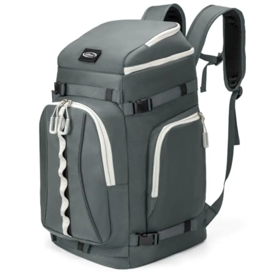 

Ski Boot Bag 65L Waterproof Ski Bag and Snowboard Boot Bag Travel Backpack for Skis Snowboard Helmet Goggles and Accessories