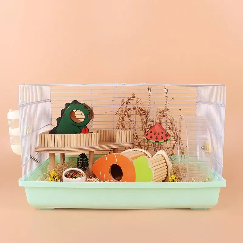 Hamster Cage Special Cheap Large Villa 47 Extra Large Full Set Of Double-layer Golden Bear Box