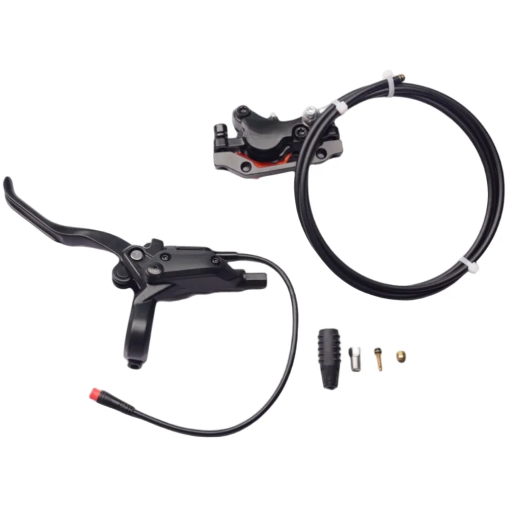 

Новые тормоза для электровелосипеда, скутера, отключение силового тормоза, 2-контактный разъем, рычаг дискового тормоза для электрического велосипеда и комплект суппортов, запасные части