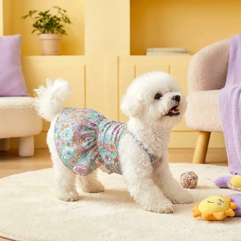 Vestido para perros y gatos pequeños floral - Primavera Verano - imagen 4