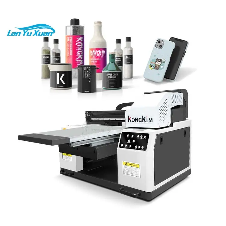 A3+ Size Uv DTF Printer with Varnish Pet Film Label Stickers Printing Machine