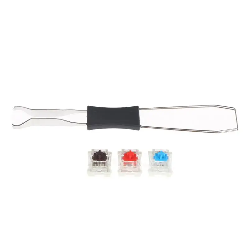 500Pcs Hot Swappable Keyboard Switches Long Lifespan with Key Cap Puller for Mechanical Keyboard DIY Modding Kits