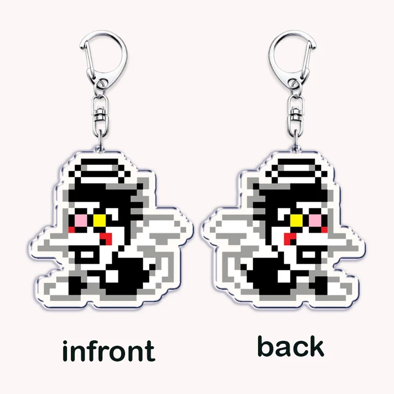 لعبة لطيفة Deltarune سلاسل المفاتيح للإكسسوارات Ralsei Kris Susie Spamton Undertale Angel Jewelry Keyrings المشجعين الألعاب ألعاب الهدايا