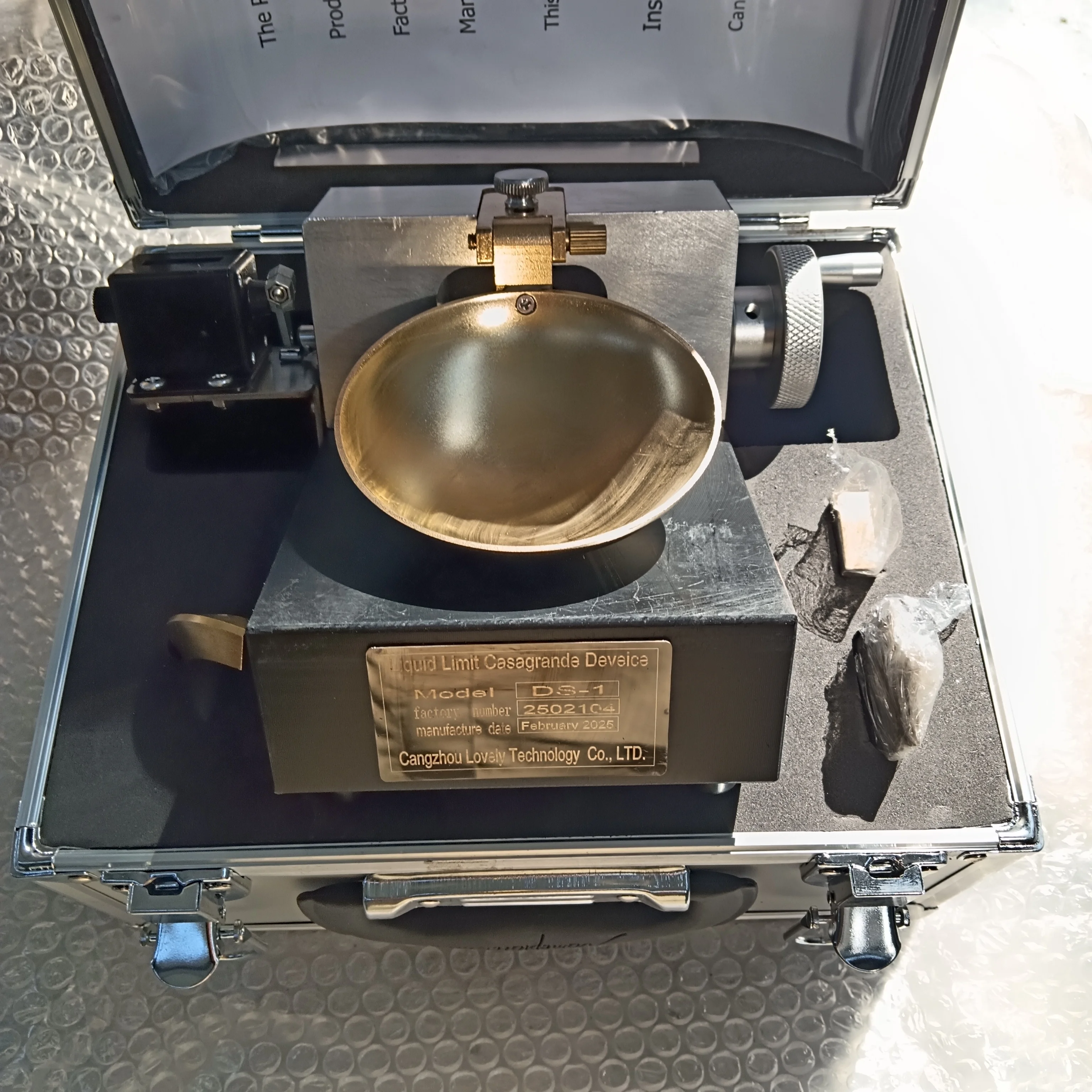 2025 Hot Sale Liquid Limit Casagrande Device/Motorized Liquid Limit Device Price