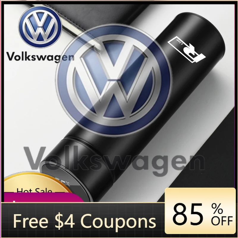 

Наклейка на автомобиль 2026: Горячие стилизационные элементы для VOLKSWAGEN VW, термос из нержавеющей стали с LED-индикатором температуры для Vo