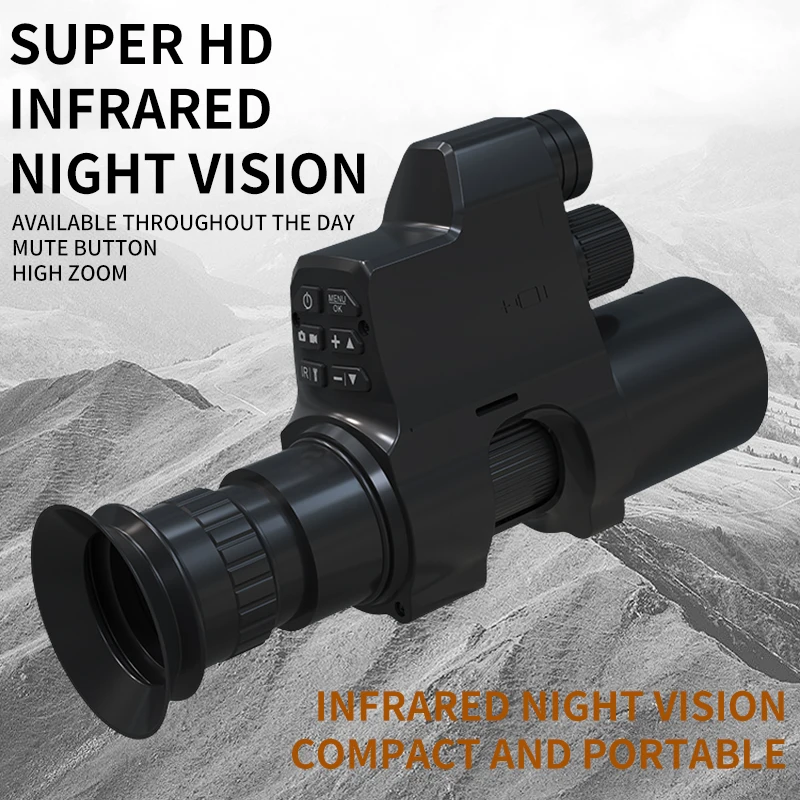 Outdoor high-definition full-color night vision instrument 850nm non thermal imaging set aiming night vision instrument