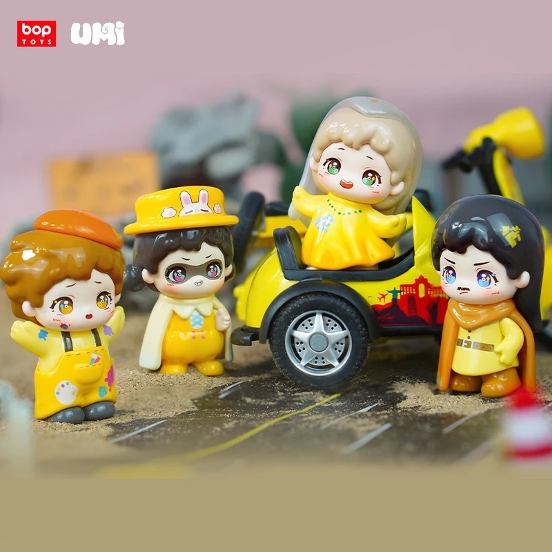 

UMI MBTI Crossing The World Series, украшения для слепых коробок, милые и искрящиеся модные фигурки слепых коробок и коллекционные игрушки в подарок