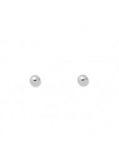 Earrings Bebe white gold 9k Ball 3 mm