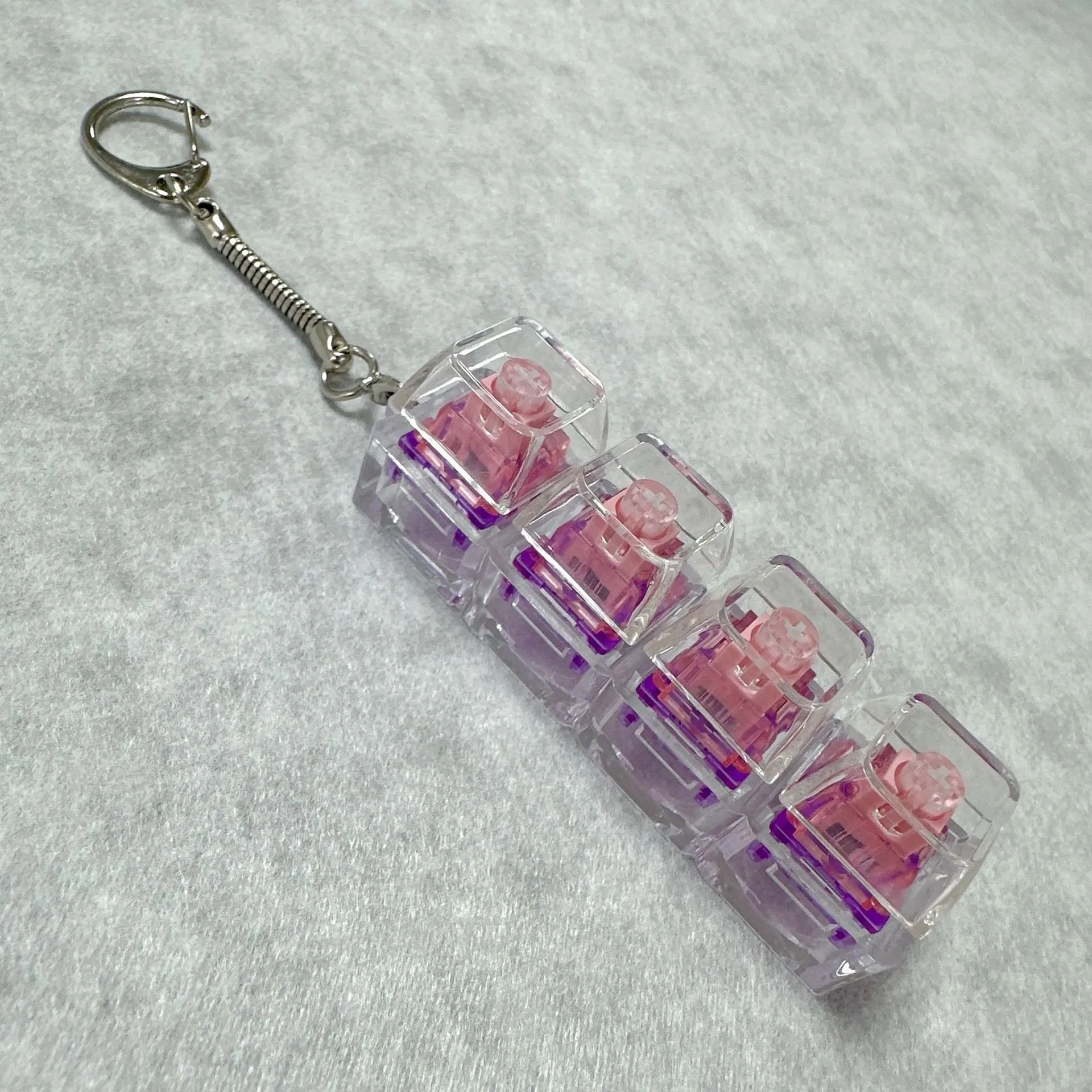 ألعاب متململة LED لوحة المفاتيح المفاتيح كريستال الفرس لعبة حسية لتخفيف التوتر لوحة المفاتيح المفاتيح أداة تململ للبالغين والأطفال #5