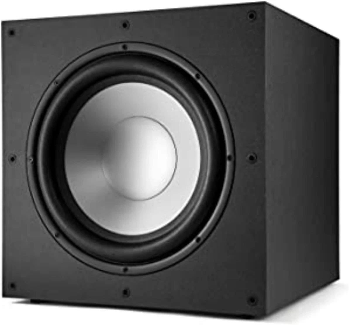 XT12 Powered Sub - مكبر صوت ديناميكي متوازن مقاس 12 بوصة ومضخم صوت فئة A/B بقدرة 100 وات، وخزانة MDF منخفضة الرنين وشبكة قابلة للإزالة