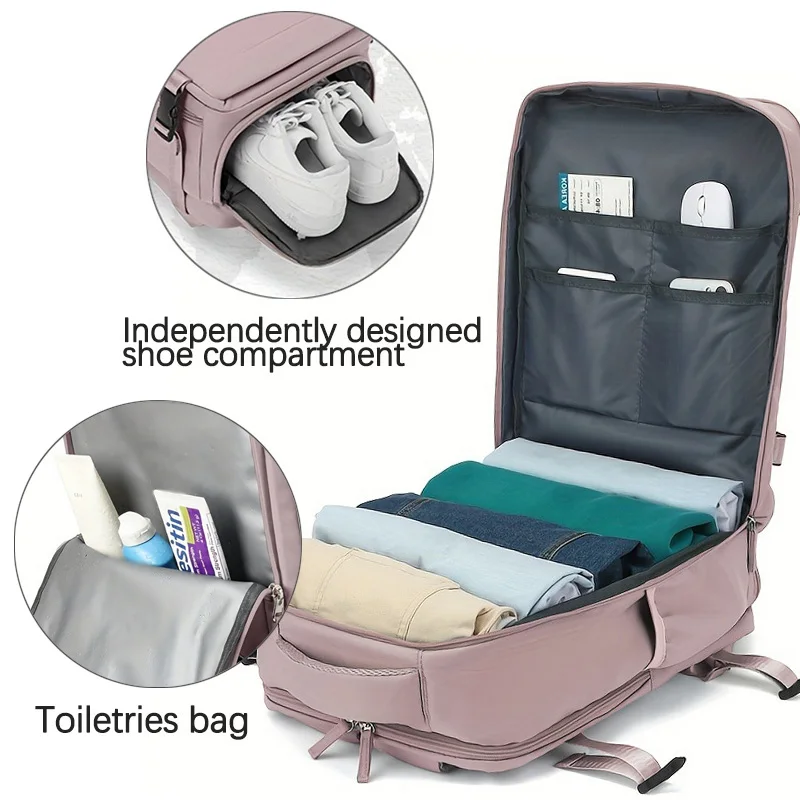 レディースおよびメンズトラベルバックパック、小型カジュアルバックパック、14インチラップトップバックパック、ビジネス、レジャー、週末