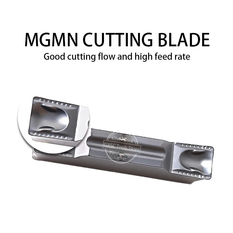 Imagem -06 - Cnc Grooving Blade Tool Inserções de Carboneto Uso para Processar Aço e Aço Inoxidável Mgmn300-m Mgmn200-g Mgmn400-dr de Alta Qualidade