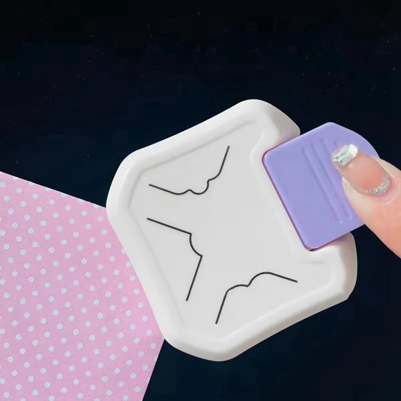 ABXF-3-в-1 инструмент для резки и украшения картона, резак для бумаги, инструмент для обрезки и украшения, многоугольный инструмент для карт «сделай сам»