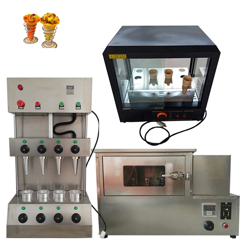 

Industrial Automation Pizza Cone Machine Commercial Automation Rotary Oven Machine