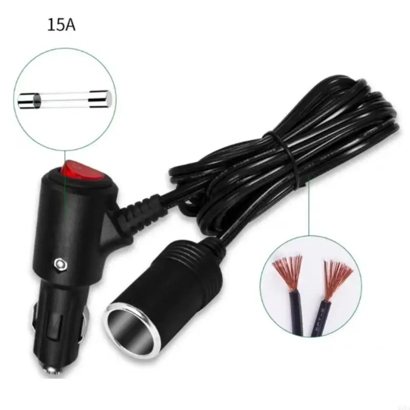 Cable extensión encendedor automóviles Q5WA 12 V24V 200 100 300