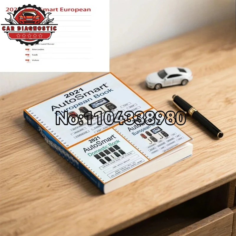 

3Set AutoSmart Locksmith Repair Manual European Domestic Cars Trucks Transponder Services Updated Model Information