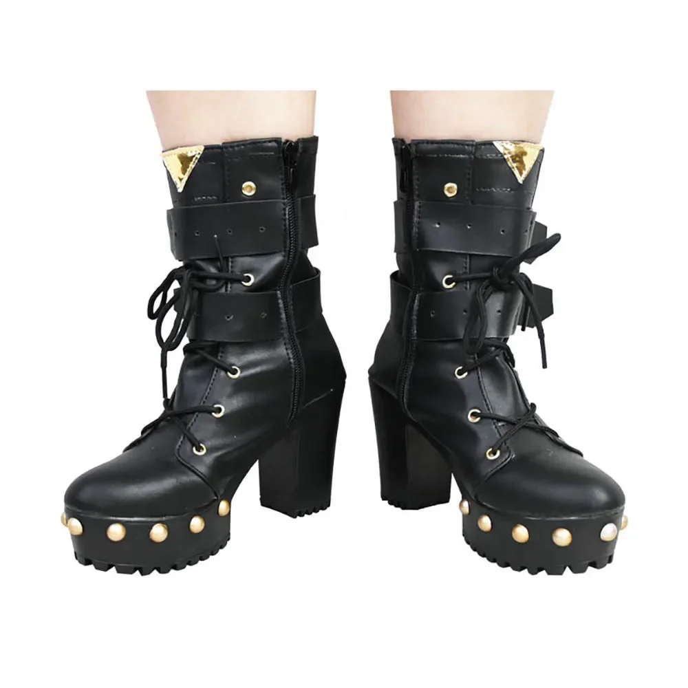 

Сапоги для косплея Zenless Zone Zero Николь Демара — городская фантазийная обувь на высоком каблуке, коллекция аниме-агентов нестандартных размеров