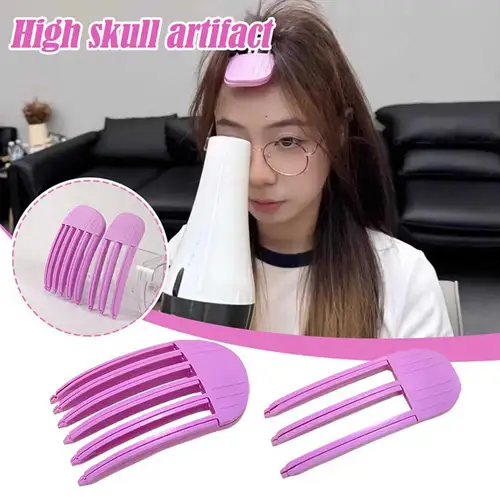 Imagen 2 del producto Horquilla esponjosa a la moda, flequillo rizado, pinzas para el cabello, pinzas para el cabello voluminizadoras, Clips de forma fija rizados para mujer, rodillo para el cabello con volumen