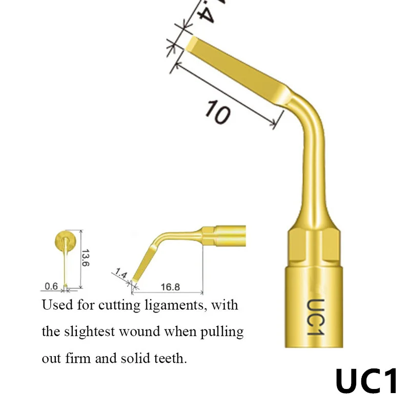 Dental Ultrasonic Surgery Tip Kit for WOODPECKER, Ultrasound Dentistry Instrument Teeth Cutting Surgery Sinus Lifting Tips