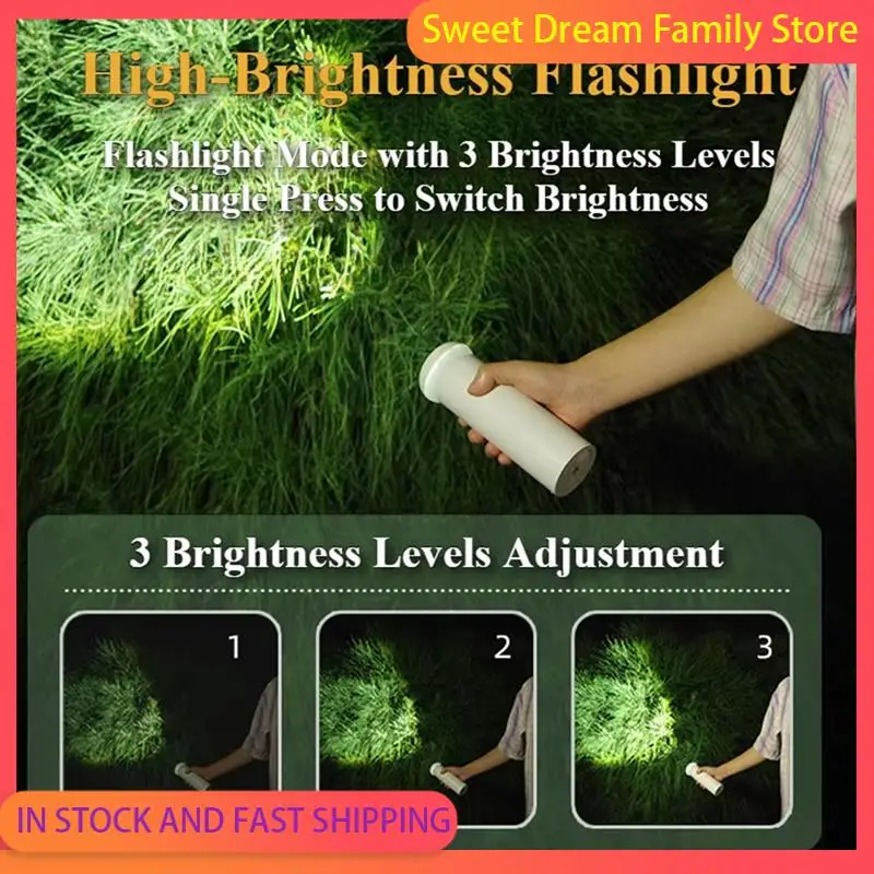 

Emption!Multifunctional 5000Mah Rechargeable Camping Lantern Portable Telescopic Light Emergency Work Light Outdoor Gray