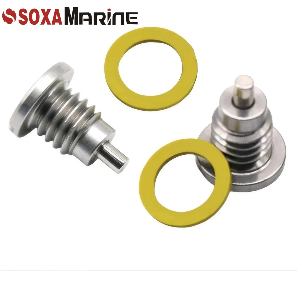 

2 шт. 8 м 0058389 Морской магнитный внешний привод, сливная пробка корпуса, винт с прокладкой для кормового привода Mercruiser 22-8M 0058389