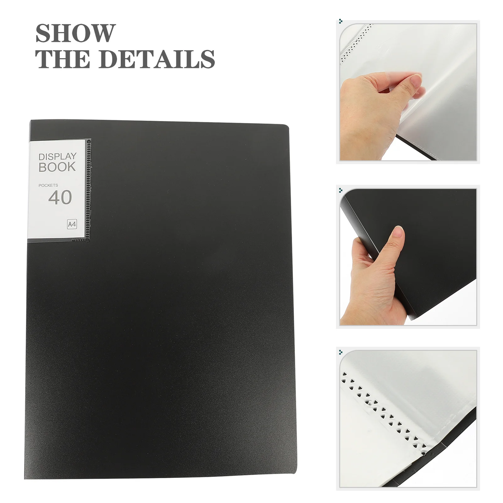 

Document Folder Large Capacity Multi Function Transparent File Organizer Portable Receipt Organizer for Study Conference