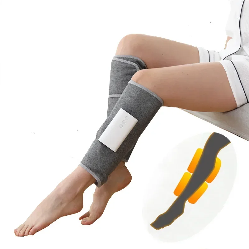 Household Medicals Devicess Leg Compression Therapy Massager Heated Warmer Air Pressure Leg Calf Massage Machine