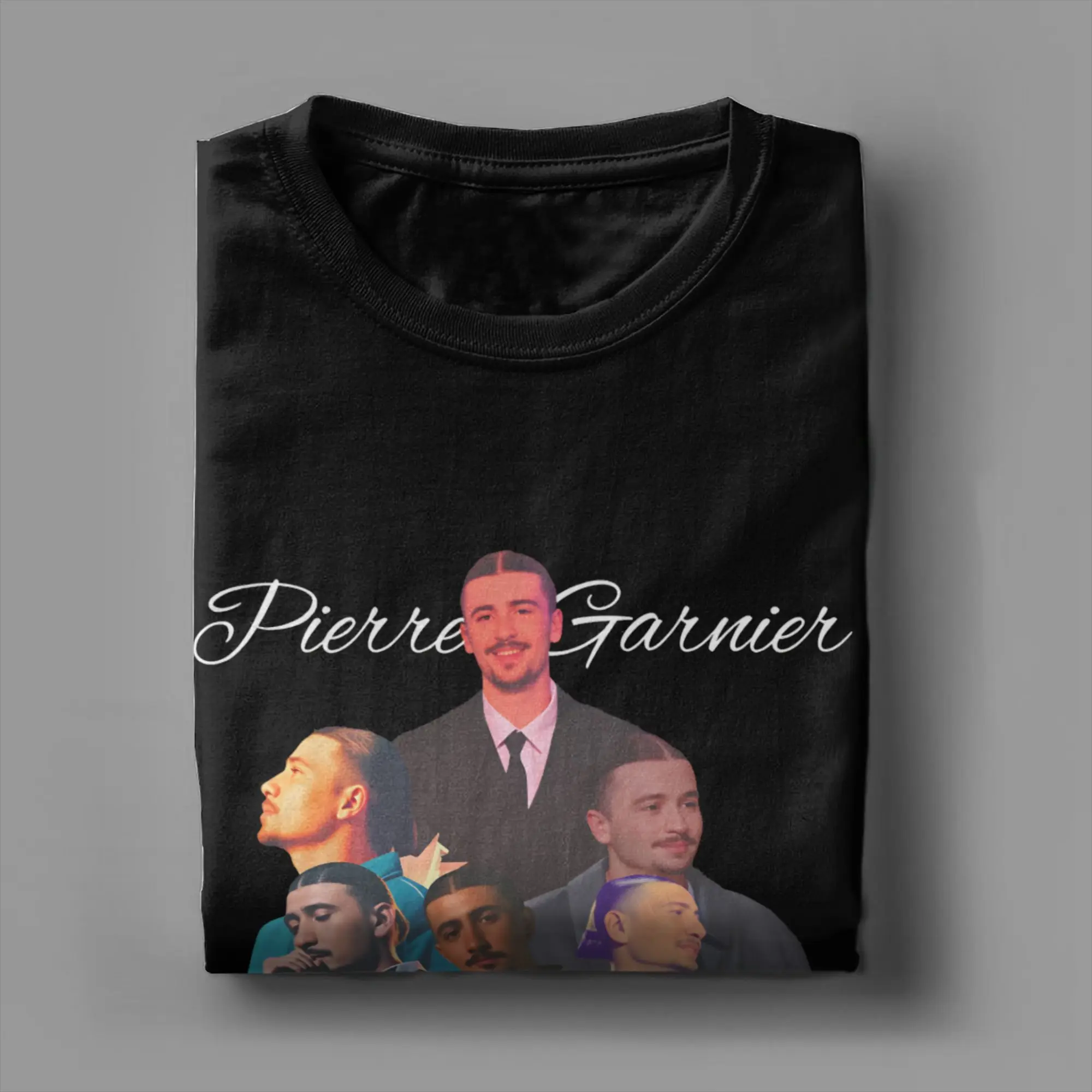 Camisetas Pierre Garnier Chaque Seconde Tour para hombre, camisetas 100 de algodón, camiseta Vintage de manga corta de verano, camiseta Harajuku con cuello redondo