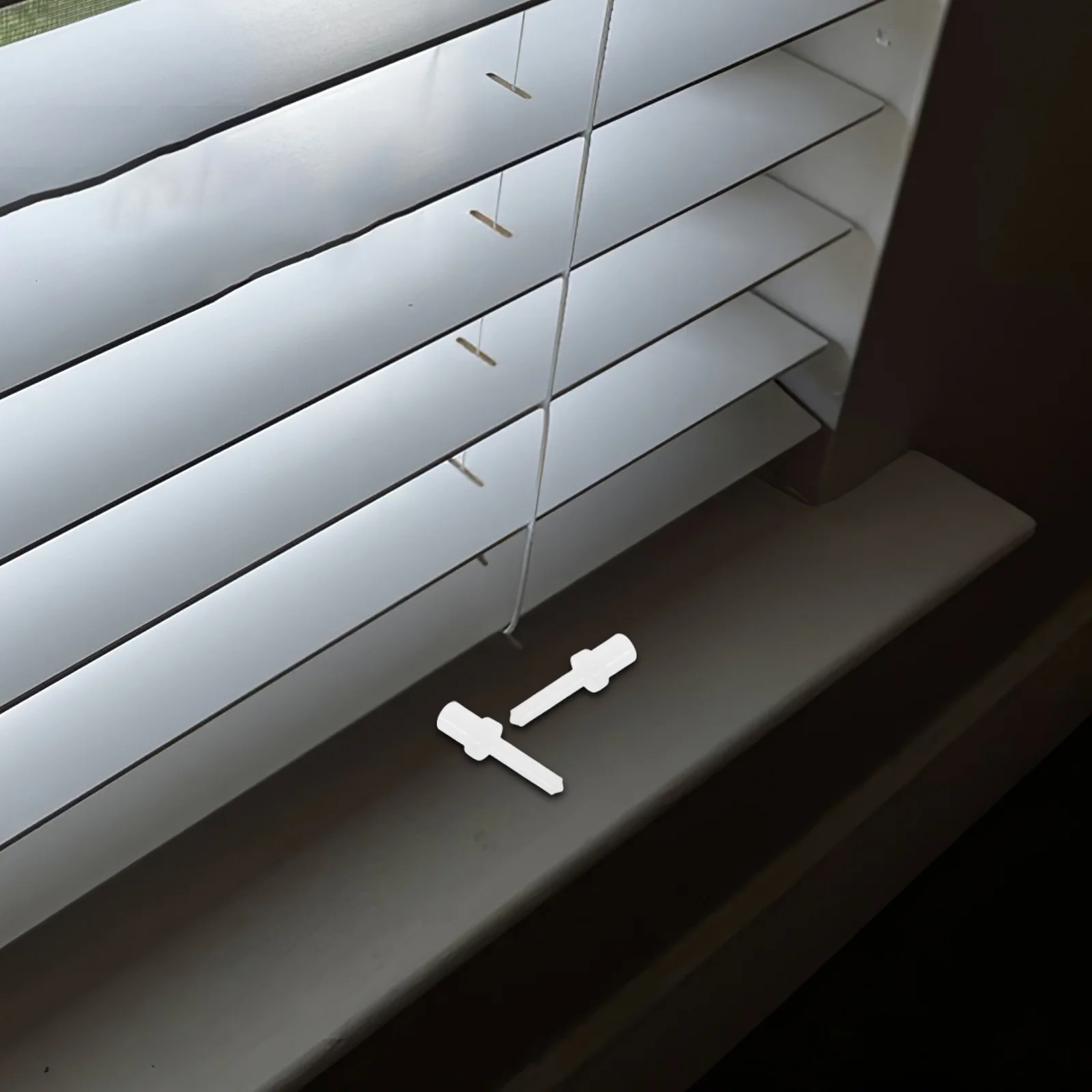 

20 Pcs Curtains Accessories Louver Repair Pins Parts Replacements White Repairing Shutter Blinds
