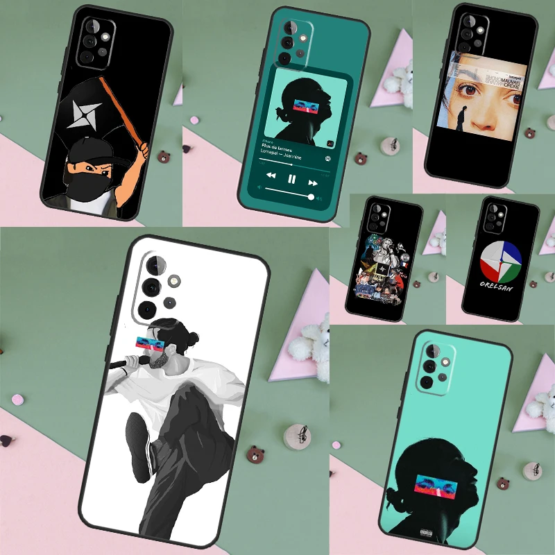 Orelsan Rapper Case For Samsung Galaxy A16 A26 A36 A56 A55 A35 A15 A54 A34 A14 A52 A32 A12 A13 A33 A53 A17