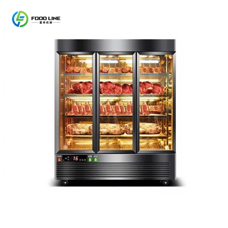 Commercial Steak Ripened Beef Western Fresh Keeping Cabinet Single Temp Air Cooled Digital Control Refrigerated Custom