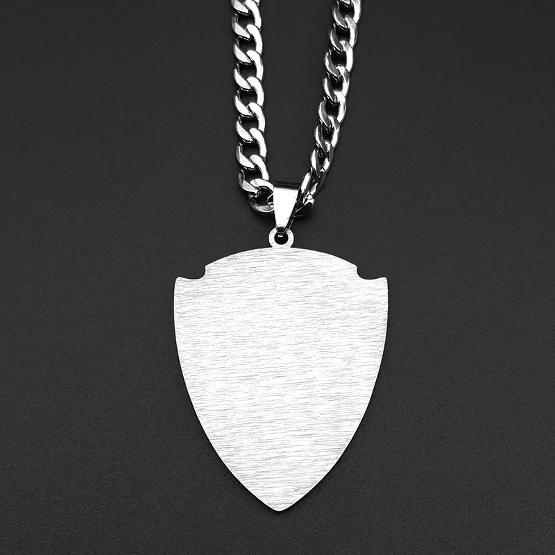 قلادة سانت كريستوفر تحمينا للنساء والرجال من الفولاذ المقاوم للصدأ باللون الفضي سلسلة تميمة مسيحية هدية مجوهرات