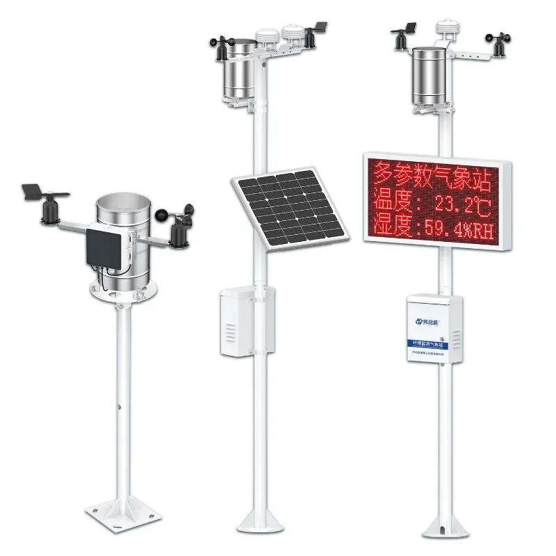Outdoor Small Agricultural Meteorological Monitoring Station Outdoor Campus Wireless Environment Rainfall Wind Speed