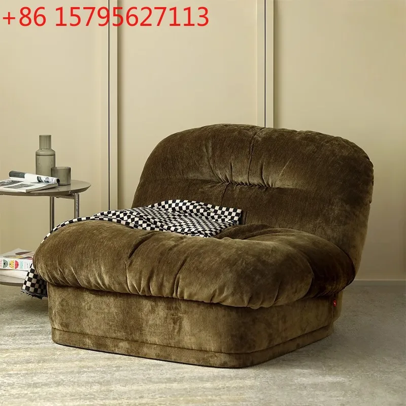 

Single sofa, lazy lounge chair, balcony living room fabric sofa