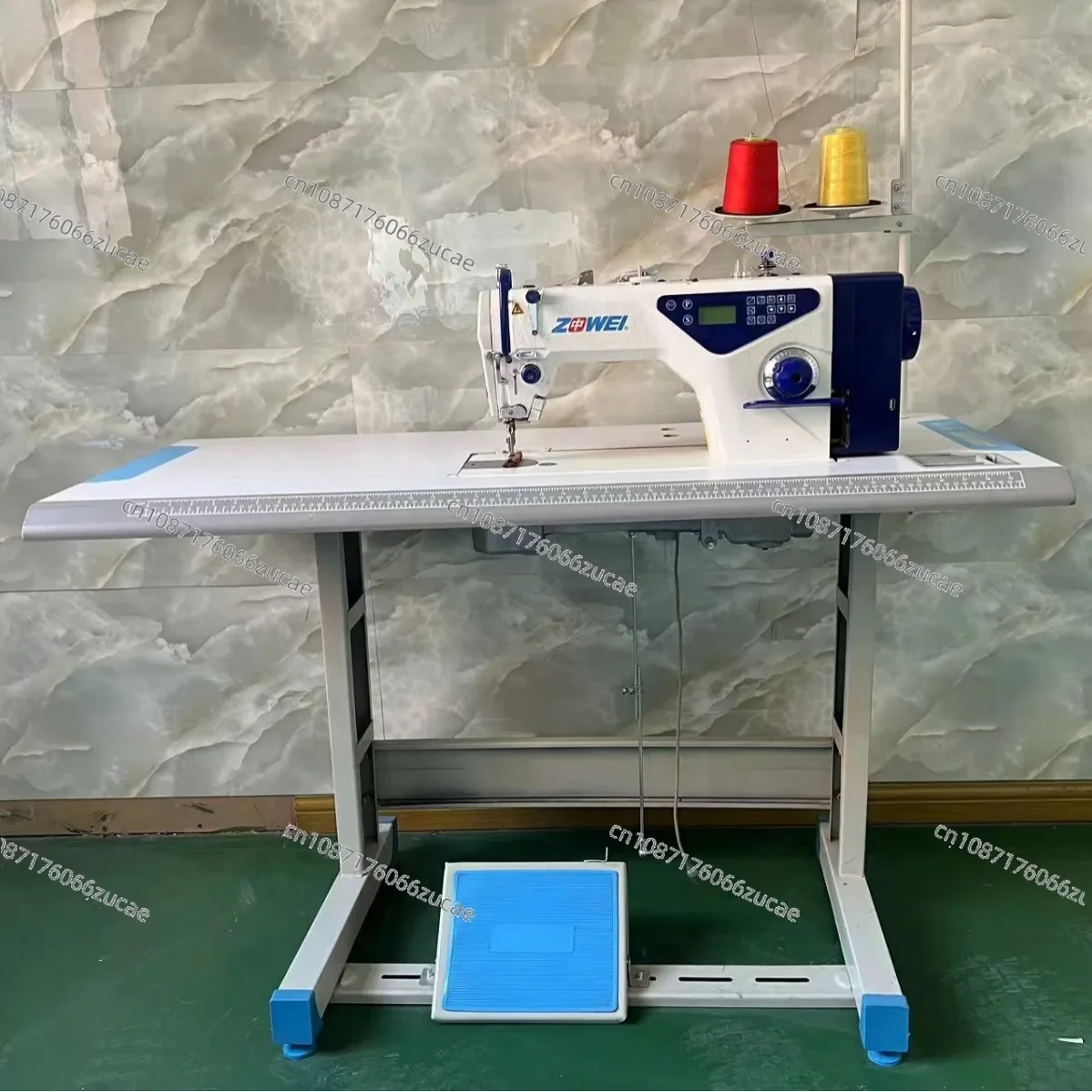 Voice LCD Electric Lockstitch Machine Industrial Sewing Machine Wholesale Computer Flat Car Full Set Lockstitch Machine