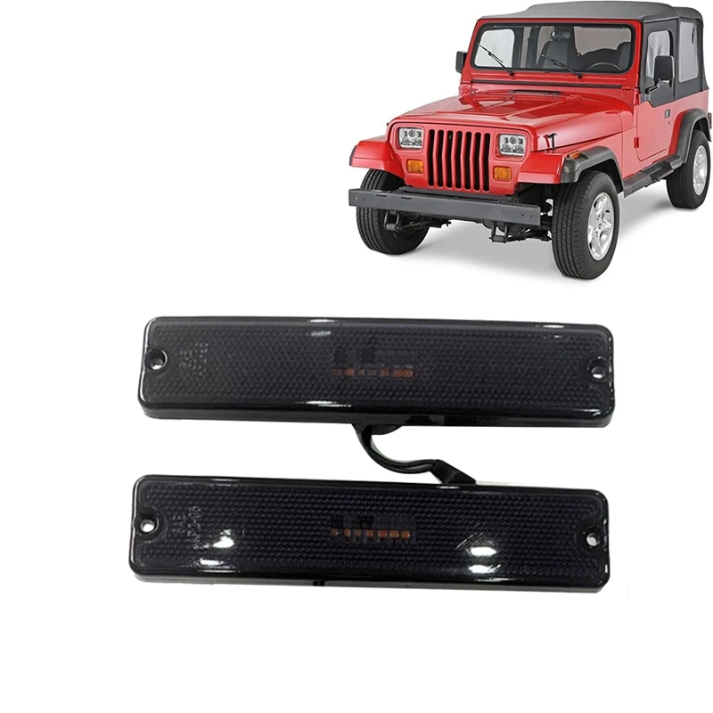 أضواء المصد الأمامي للسيارة LED 56001424   لسيارة جيب رانجلر YJ 1987-1995 مصباح إشارة الانعطاف