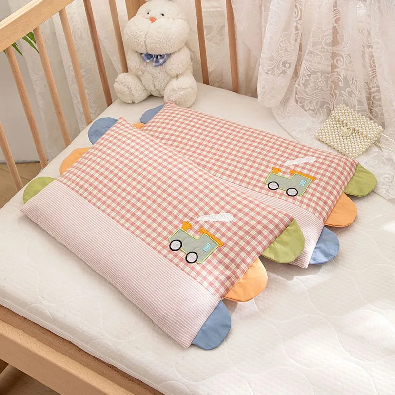 

Children's Pillow Cotton Cartoon Removable and Washable Pure Cotton 30 * 50cm Bedding Babies Mother Kids Supplies Products