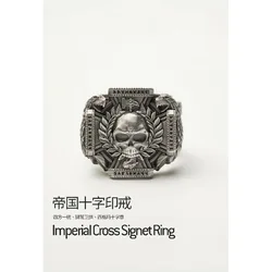 Total War III Warhammer Around the Empire Cross Ring 2022, origineel retro vriendencadeau