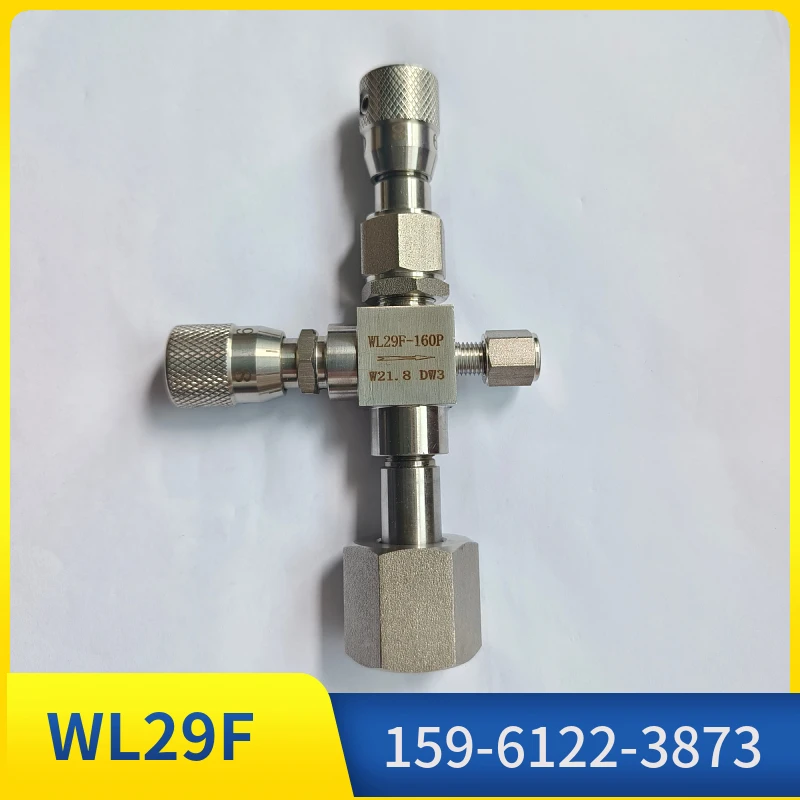 Release type (emptying type) steel cylinder sampling valve, stainless steel micro control  gas control  fine adjustment valve