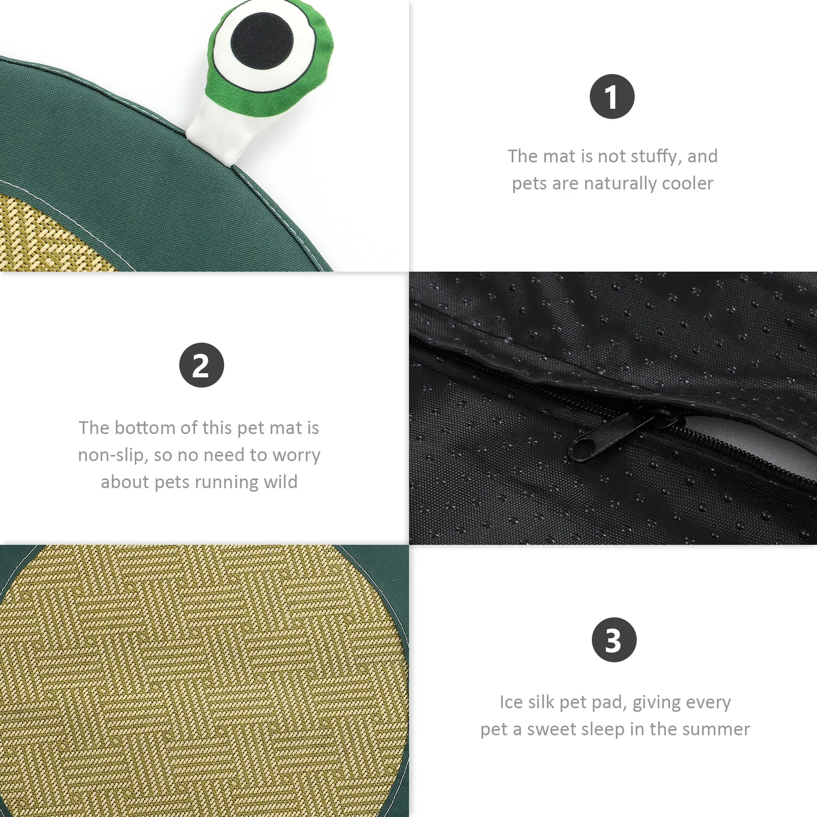 

Pet Tear-Resistant Cooling Mat Thick Comfortable Dog Cat Sleeping Cushion Non-Slip Pad Rest Nest Pet Mat