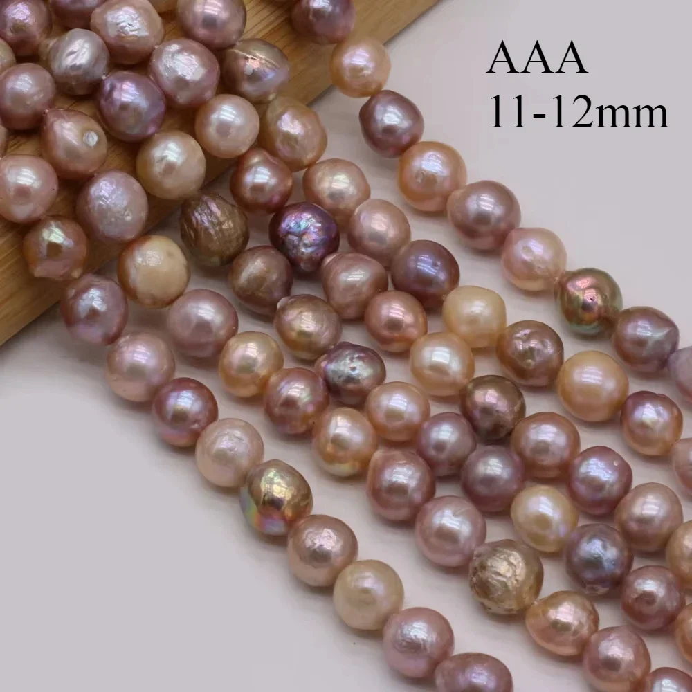 

11-12mm AAA Natural Freshwater Baroque Pearl Purple Irregular Loose For DIY Charm Bracelet Necklace Jewelry Accessories Making