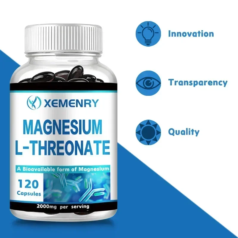 Magnesium L-Threonate Capsules – Helps Support Cognitive Health and Promotes Deep Sleep