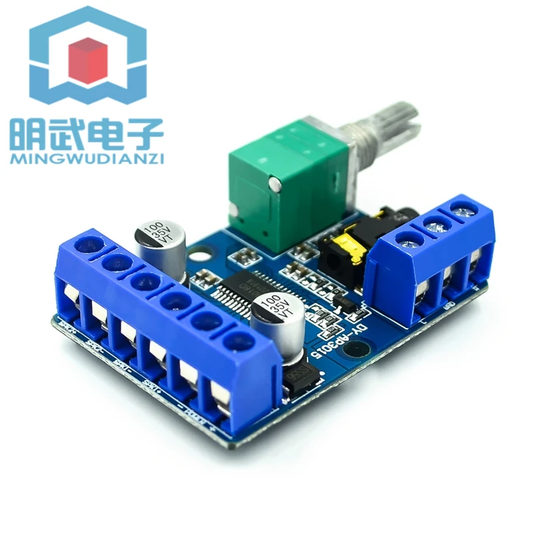 30Wx2 high-power Stereo Digital Power Amplifier Board 12V/24V Power Supply DIY Power Amplifier Module DY-AP3015