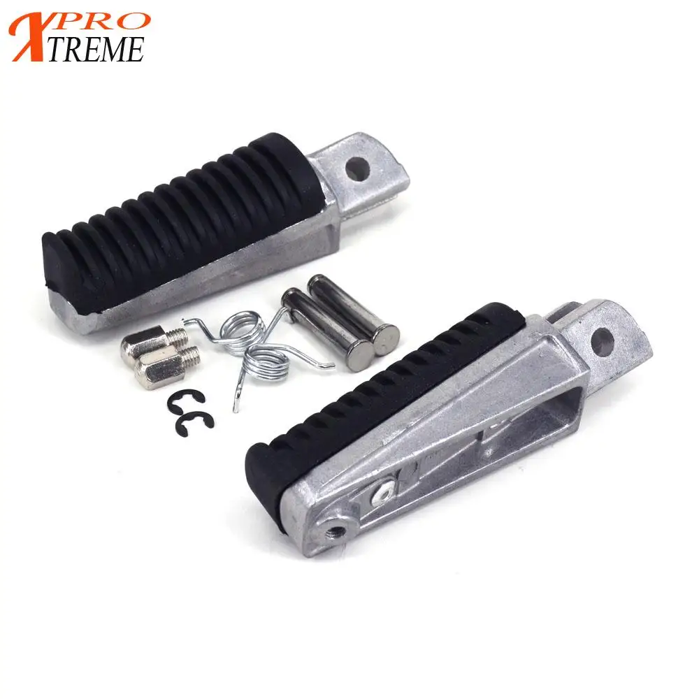 Footrest Front Foot Pegs For YAMAHA TDR125 FZ6 FZR600 FZS600 XJ600 YZF600 MT03 TDM900 YZF1000 XJ900 BT1100 FJR1300 Motorcycle