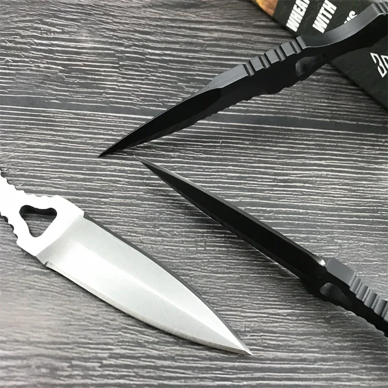SOCP BM 176 EDC Tactical Knife 440C Spear Point Fixed Blade with Kydex Sheath Outdoor Hunting Survival Knives